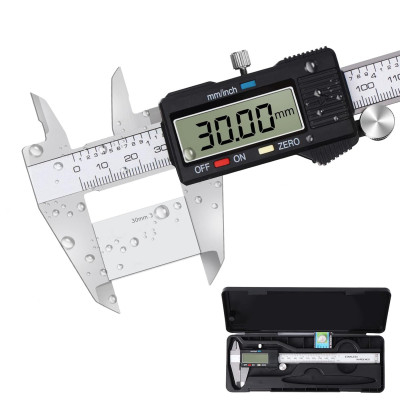 Vinabo Pied à Coulisse Digital - Calibre Numérique Précis en Acier Inoxydable