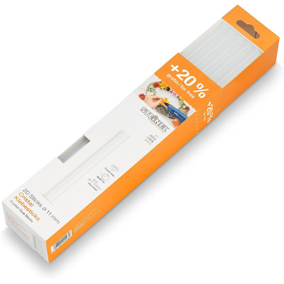 Steinel Sticks Adhésifs Cristal Ø 11 mm - 20% Gratuit ! - 20 Sticks x 300mm - Transparent - 0.6kg