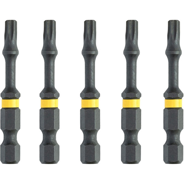DeWalt - Embout torsion T25 Flextorq - DT7396T-QZ - 57 mm, Set de 5 Pièces