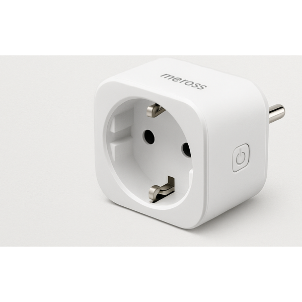 Meross Prise Connectée Mini Type F WiFi Compatible HomeKit, Alexa, Google, SmartThings, 10A, Commande Vocale