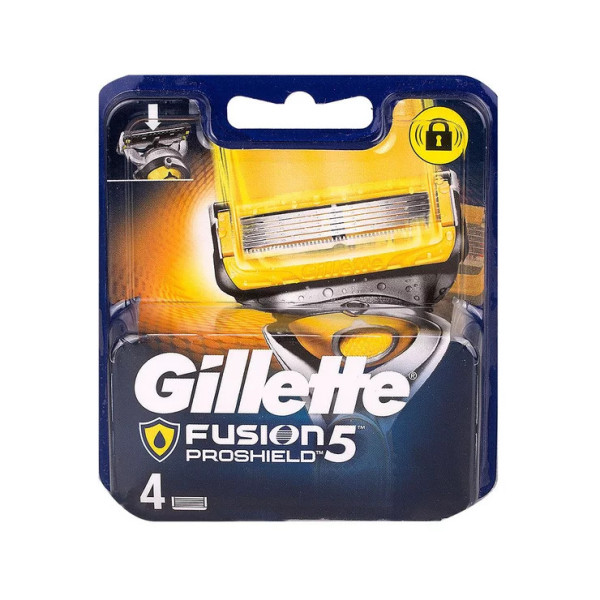 4 recharges de lame Rasoir Fusion Proshield