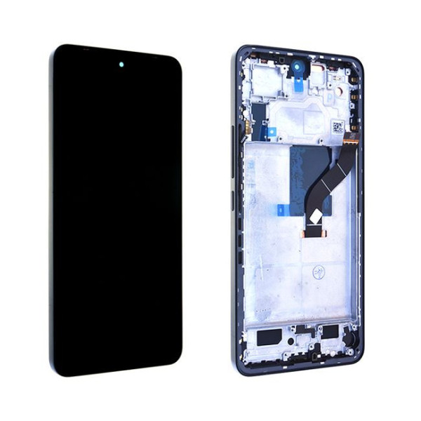 Écran Xiaomi 12 Lite Noir + Châssis Reconditionné (PIEC)
