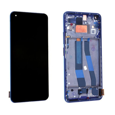 écran xiaomi 11 lite 5g ne / mi 11 lite 4g / 5g 2021 bleu + 