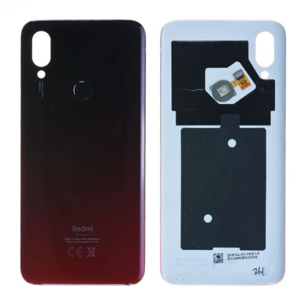 Coque arrière Xiaomi Redmi 7 Rouge Lunaire