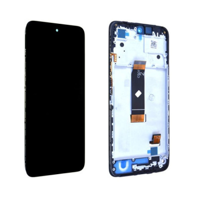 écran xiaomi redmi 12 noir + châssis reconditionné (piec) | 