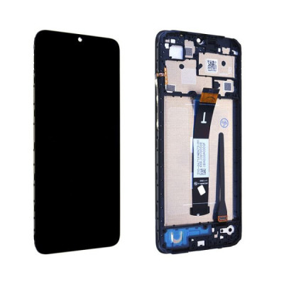 écran xiaomi redmi 12c noir + châssis reconditionné (piec) |