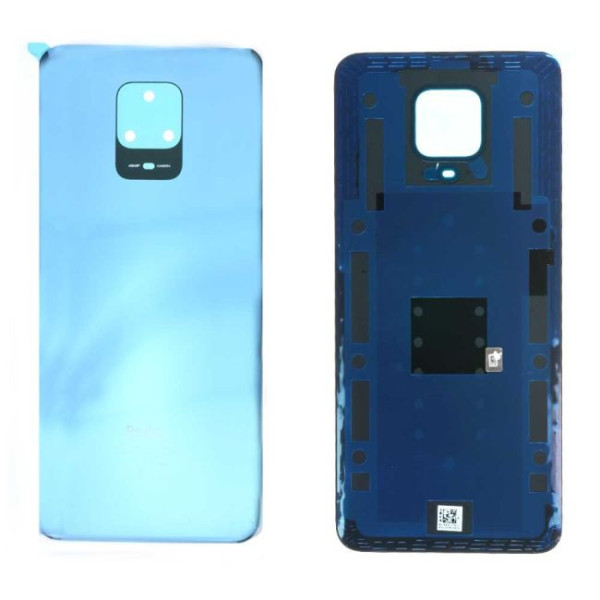 Vitre arrière Xiaomi Redmi Note 9S Gris/Bleu Origine