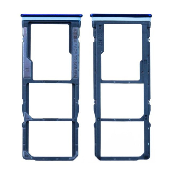 Tiroir SIM1 + SIM2 + SD Xiaomi Redmi Note 8T Bleu Origine