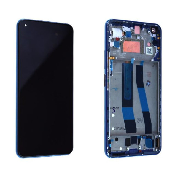 Écran Xiaomi Mi 11 Lite 4G Bleu + Châssis Origine