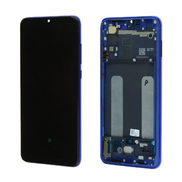 Écran Xiaomi Mi 9 Lite Bleu + Châssis Origine