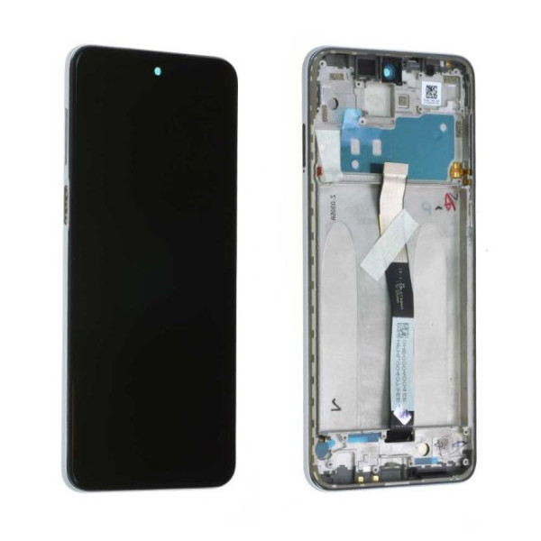 Écran Xiaomi Redmi Note 9 Pro / 9s / 9 Pro Max / 10 Lite / Poco M2 Pro  Blanc + Châssis Origine