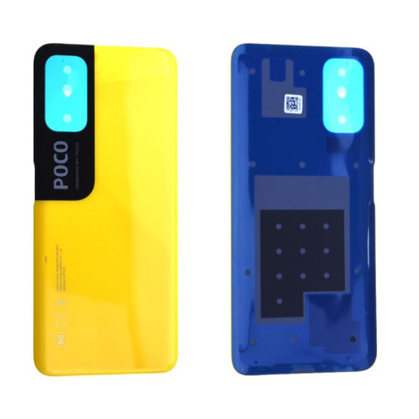 Vitre Arrière Xiaomi Poco M3 Pro Jaune Origine