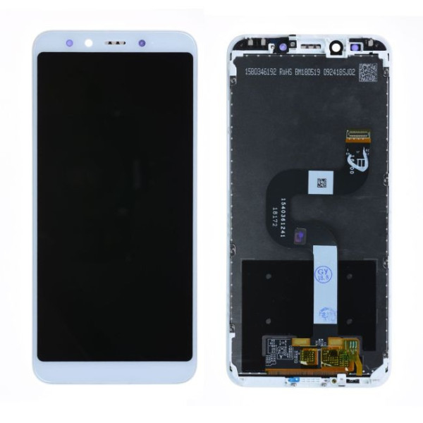 Écran Xiaomi Mi A2 Blanc + Châssis Reconditionné (PIEC)