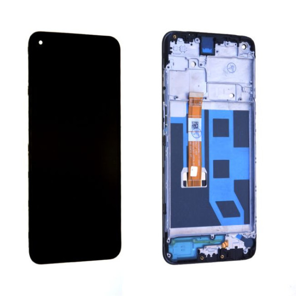 Écran Oppo A53 / A53S / A32 / A33 / A11S Noir + Châssis Reconditionné (PIEC)