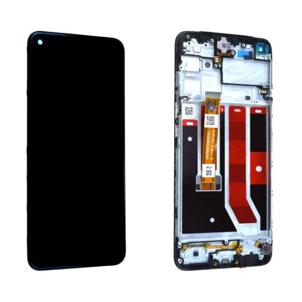 Écran Oppo A53 / A53S / A32 / A33 / A11S Noir + Châssis Origine
