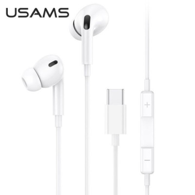 écouteur type c avec micro + télécommande usams (sj452) | Op