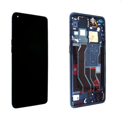 écran oppo find x3 pro noir brillant + châssis origine | Opp