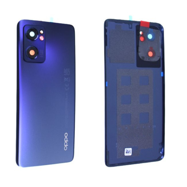 Vitre Arrière Oppo Find X5 Lite / Reno7 5G Noir Stellaire Origine