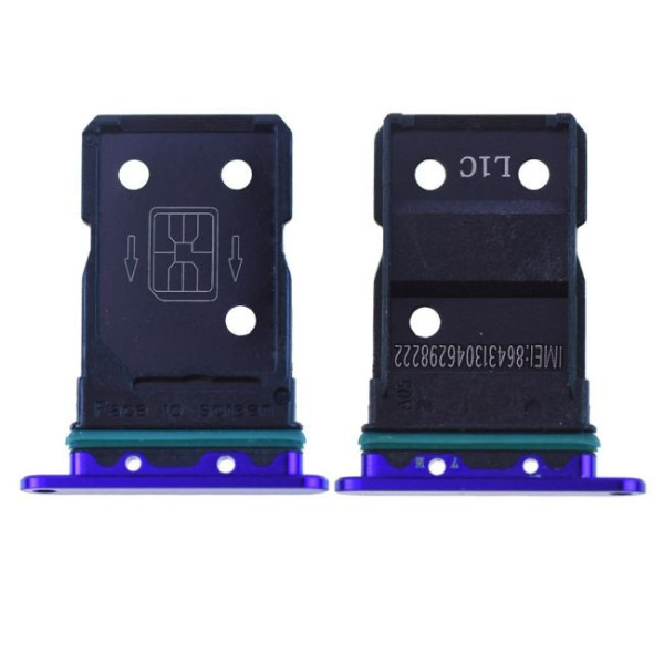 Tiroir SIM Oppo Find X2 Neo Bleu