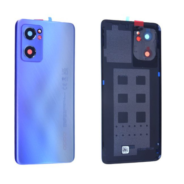 Vitre Arrière Oppo Find X5 Lite / Reno7 5G Bleu Origine