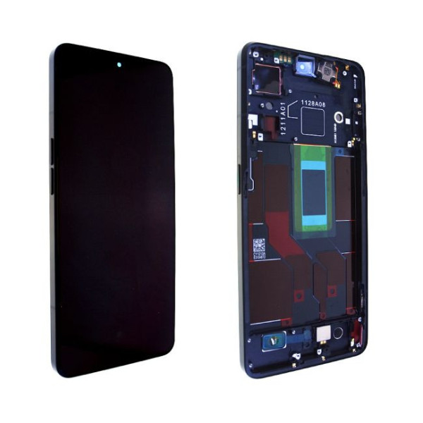 Écran Oppo Reno8 Pro 5G / Reno8 Pro+ 5G Noir + Châssis Origine
