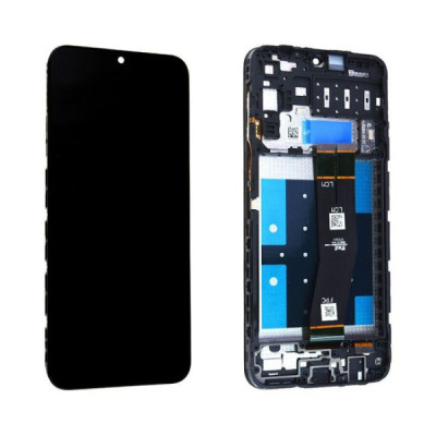 écran samsung galaxy a14 4g (a145r / a145p) noir + châssis o