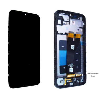 écran samsung galaxy a14 5g (a146b / a146p) noir + châssis o