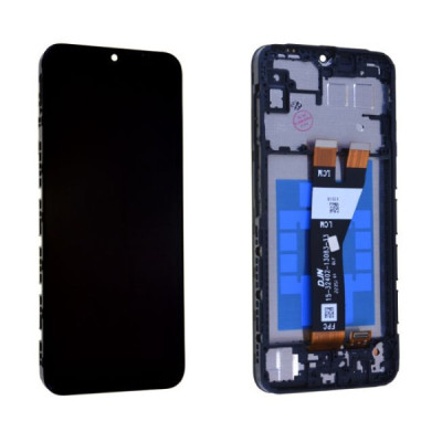 écran samsung galaxy a14 5g 2023 (a146p) noir + châssis reco