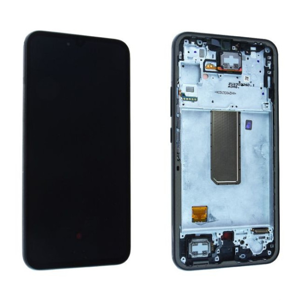 Écran Samsung Galaxy A34 5G (A346B) Noir + Châssis Origine