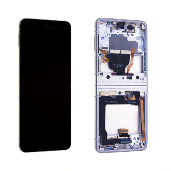 Écran Samsung Galaxy Z Flip3 5G (F711B) Beige + Châssis Origine