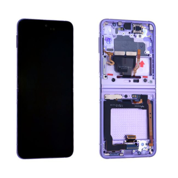 Écran Samsung Galaxy Z Flip3 5G (F711B) Lavande + Châssis Origine