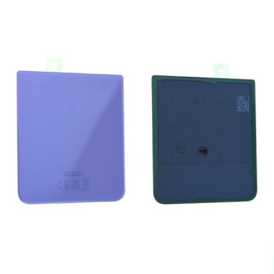 Vitre arrière samsung galaxy z flip3 5g (f711b) (bas) violet