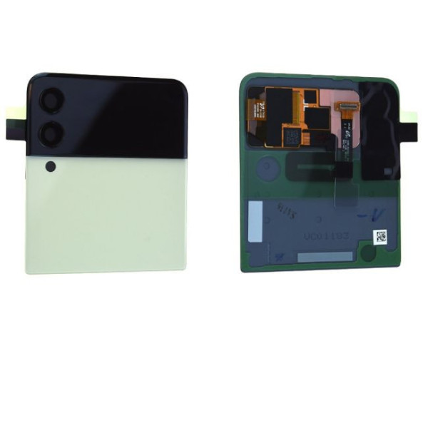 Vitre arrière Samsung Galaxy Z Flip3 5G (F711B) (Haut) Crème Origine