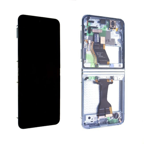Écran Samsung Galaxy Z Flip5 5G (F731B) Vert D'Eau + Châssis Origine