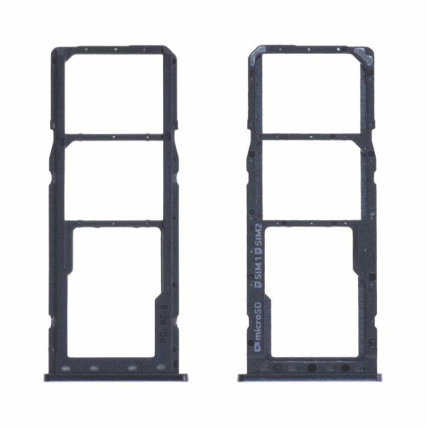 Tiroir SIM / SIM 2 / SD Samsung Galaxy M20 (M205F) Noir Charbon