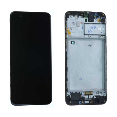 écran samsung galaxy m31 (m315) / m21s  noir + châssis origi