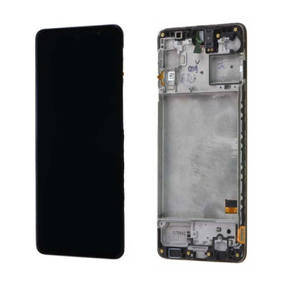 écran samsung galaxy m31s (m317) noir + châssis origine | Sa