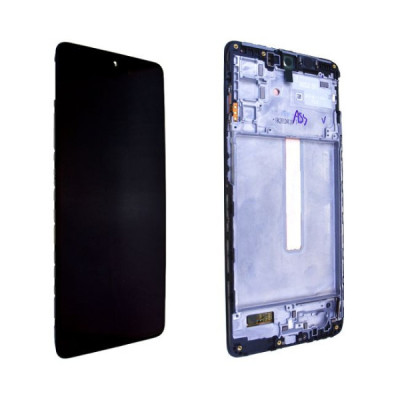 écran samsung galaxy m52 5g (m526) noir + châssis origine | 