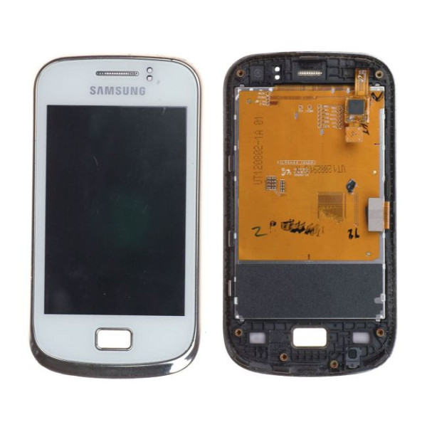 Écran Samsung Galaxy Mini 2 (S6500) Blanc + Châssis (Occasion)