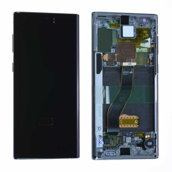 Écran Samsung Galaxy Note 10 (N970F) Argent Stellaire + Châssis Origine