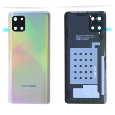Vitre arrière samsung galaxy note 10 lite (n770f) argent ori