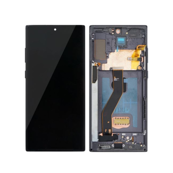Écran Samsung Galaxy Note 10+ (N975F) (Soft OLED) Optimum Noir + Châssis