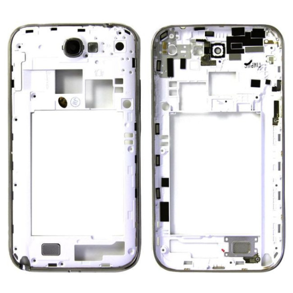 Châssis central Samsung Galaxy Note 2 (N7100) Blanc