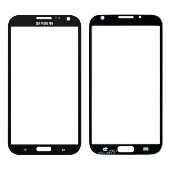 Vitre Samsung Galaxy Note 2 (N7100) / Note 2 4G (N7105) Noir