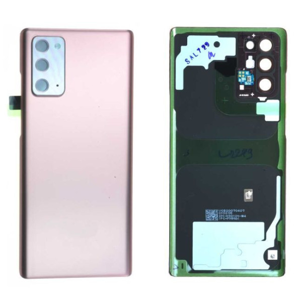 Vitre arrière Samsung Galaxy Note 20 5G (N980F / N981F) Bronze Origine