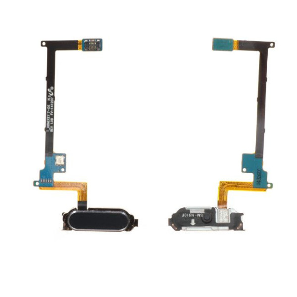 Nappe / Bouton HOME Samsung Galaxy Note 4 (N910F) Noir