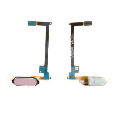 Nappe / bouton home samsung galaxy note 4 (n910f) rose | Sam