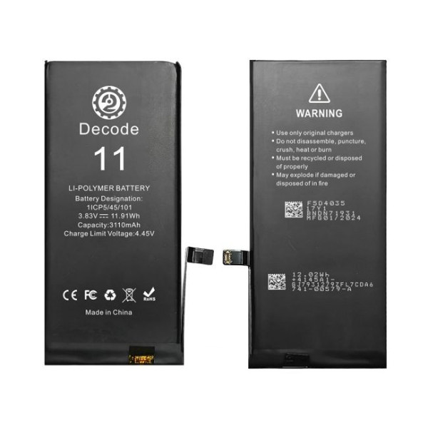 Batterie iPhone 11 Ti-Origine Decode sans message