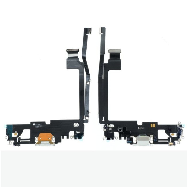 Nappe / Connecteur de Charge pour iPhone 12 Pro Max Blanc Reconditionné (PIEC)