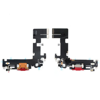 Nappe / connecteur de charge pour iphone 13 rouge reconditio